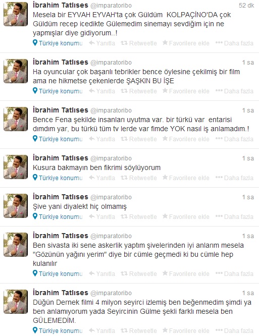 Tatlıses, hangi filmi yerden yere vurdu?